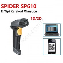 Spıder Sp610 2D Usb El Tipi Karekod Barkod Okuyucu(Bar E2D Spıder Sp610) - 1