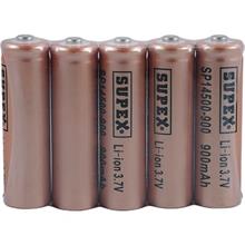 Supex 14500-900 3.7V 900Mah Litym 5Li Paket Pil (Pil Supex 14500-900) - 1