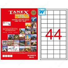 Tanex Tw-2044 210 Mm X 297 Mm 100 Sayfa Lazer Etiket(Tanex Tw-2044) - 1