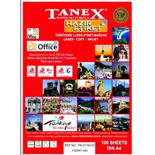 Tanex Tw-2116 210 Mm X 297 Mm 100 Sayfa Lazer Etiket(Tanex Tw-2116) - 1