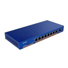 Tenda Teg1009P-Eı 9 Port 8 Port Poe+ 10-100-1000 Mbps Switch Çelik Kasa Rack Mount(Oem Hub 8 Tenda Teg1009P) - 1