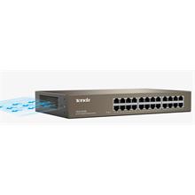 Tenda Teg1024D 24 Port 10-100-1000 Mbps Switch Çelik Kasa Rack Mount(Oem Hub 24 Port Teg1024D) - 1