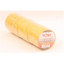 Tork 19Mm 10Mt Sarı Elektrik Bantı (10Lu Pk)(100.Tork Sarı Elekt Ban) - 1