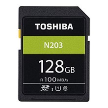 Toshiba 128Gb Sdxc Uhs1 Sd Kart Class 10 100Mb-S(Blk Sd 128Gb Tshb) - 1