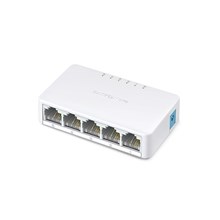 Tp-Link Mercusys Ms105 5 Port 10-100 Mbps Switch Plastik Kasa(Oem Hub 5 Port Ms105) - 1