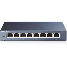 Tp-Link Tl-Sg108 8 Port 10-100-1000 Mbps Switch Çelik Kasa(Oem Hub 8 Tl-Sg108) - 1