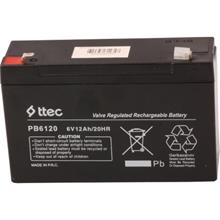 Ttec 6V 12Ah Bakımsız Kuru Akü(Akü Ttec 6-12) - 1