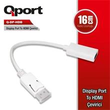 Qport Display Port To Hdmı Çevirici (Q-Dp-Hdb)