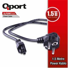 Qport 1.5 Metre Notebook Power Kablosu (Q-Powy1.5)