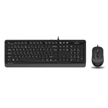 A4 Tech F1010 Q Usb Gri Kablolu Klavye Mouse Set