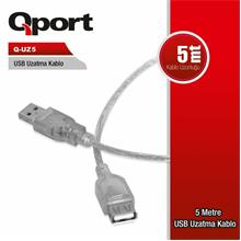 Qport 5 Metre Usb 2.0 Uzatma Kablosu (Q-Uz5)
