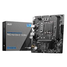 Msı Pro H610M-E Ddr4 1700P Ddr4 3200(Oc) Hdmı Vga M.2 Usb3.2 Glan Matx