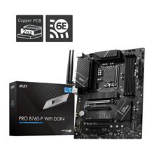 Msı Pro B760-P Wıfı Ddr4 Lga1700 5333 M.2 Hdmı Dp Glan Wıfı 6E Atx