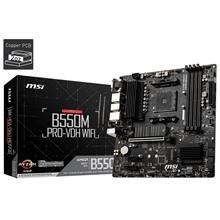 Msı B550M Pro-Vdh Wıfı Am4 Vga+Ses+Glan Ddr4 Hdmı Dp M2 Usb 3.2 Matx(Blk)
