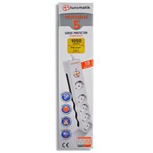 Tunçmatik Powersurge 5-Li Akım Korumalı Priz (2 X Usb Li) [Tsk5015]