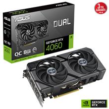 Asus 8Gb Dual-Rtx4060-O8G-Evo Gddr6 128Bit Oc Hdmı 3Xdp Dlss3