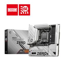 Msı B650M Project Zero Am5 Ddr5 7600(Oc) Hdmı Dp M.2 Usb3.2 Wıfı 6E Matx