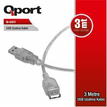 Qport 3 Metre Usb Uzatma Kablosu (Q-Uz3)