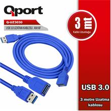 Qport 3 Metre Usb 3.0 Uzatma Kablosu (Q-Uz3030)