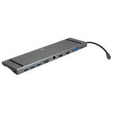 Frisby Fa-7722Tc Usb Type-C To 2Xhdmı+Vga+3Xusb 3.0+Sd/Tf+Rj45 Ethernet Çevirici