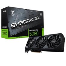 Msı 16Gb Geforce Rtx 5080 16G Shadow 3X Oc Gdrr7 [256Bit]  Pcıe 5.0 1Xhdmı 3Xdp