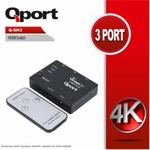 Qport 3 Port Hdmı Switch (Q-Sh3)
