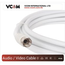 Vcom Cv612 3Mt Analog Tv To Rg6 Uydu Kablo(Kablo Vcom Cv612-3) - 1
