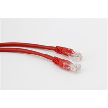 Vcom Np511B-R-1Mt Cat5 Kırmızı Utp Patch Kablo(Kablo Cat5 Np511B-R-1Mt) - 1