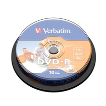 Verbatim 43573 Dvd-R 1.46Gb 4X 10 Lu 8 Cm Printable(Dvd-R 10Lu 43573) - 1