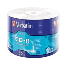 Verbatim 43787 Cd-R 50 Li Wrap Extra Protection 52X(Cdr 50Li Vrb 43787) - 1
