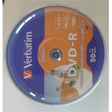 Verbatim Dvd-R 50Li Printable Datalife 4,7Gb 16X 120Min (069725-02)(Dvd-R 50Li Vrb Dl Prt) - 1
