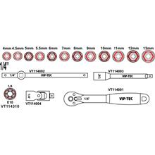 Vıp-Tec 1-4" Lokma Anahtar Takımı 17 Parça Vt114141(Hrd Vıp-Tec Vt114141) - 2