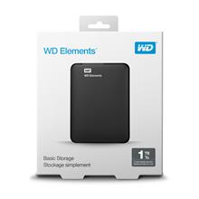 Wd 1Tb 2.5 Usb3.0 Wdbuzg0010Bbk Elements Siyah Harici Harddisk(Oem Hd 2,5" 1Tb Wdbuzg00) - 1