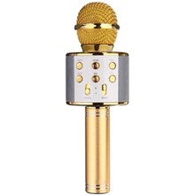 Wster Ws-858 Gold Bluetoot Karaoke Mikrofon(Spk Wster Ws-858 Gold) - 1