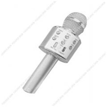 Wster Ws-858 Gümüş Bluetooth Karaoke Mikrofon(Spk Wster Ws-858 Gümüş) - 1