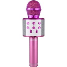Wster Ws-858 Pink Bluetooth Karaoke Mikrofon(Spk Wster Ws-858 Pink) - 1