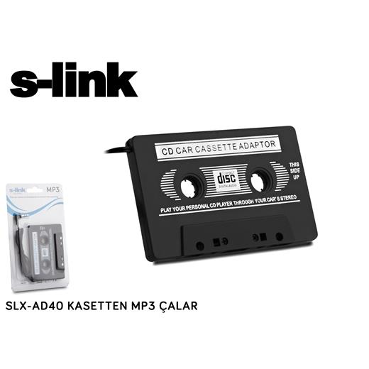 S-Link Slx-Ad40 Mp3 Player Araç Kaset Adaptörü(Kablo Str S-Link Slxad40)