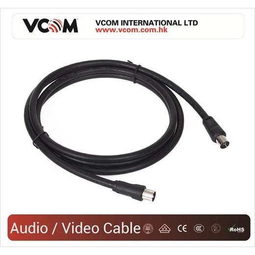 Vcom Cv602-B 5Mt Analog Siyah Tv Uzatma(Kablo Vcom Cv602B-5)