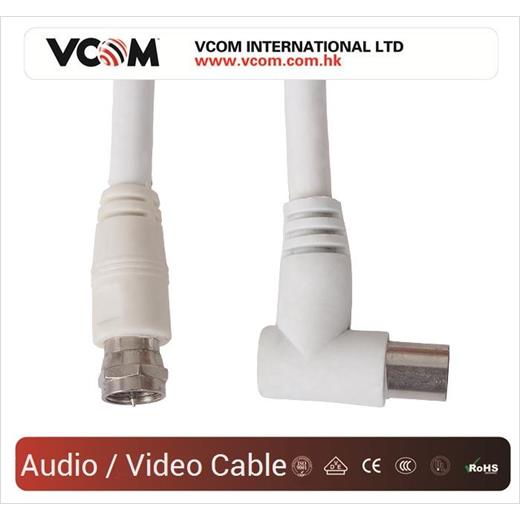 Vcom Cv612 1.8Mt Analog Tv To Rg6 Uydu Kablo(Kablo Vcom Cv612-1.8)