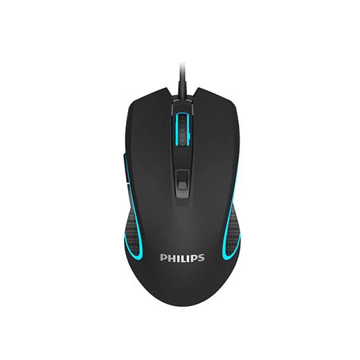 Philips Spk9413 Usb Siyah 1200-2400-3200-6400Dpi Gaming 7 Farklı Led Aydınlatma(Mou Philipsspk9413)