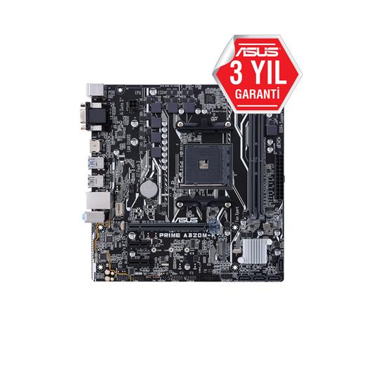 Asus Prime A320M-K Amd A320 Soket Am4 Ddr4 3200 Hd Anakart(Oem Brd As A320M-K)