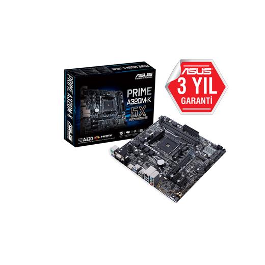 Asus Prime A320M-K Amd A320 Soket Am4 Ddr4 3200 Hd Anakart(Oem Brd As A320M-K)