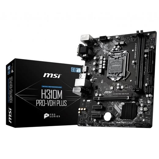Msı H310M Pro-Vdh Plus Intel H310M 1151 Ddr4 2666M Anakart(Oem Brd Msı H310M Provdp)