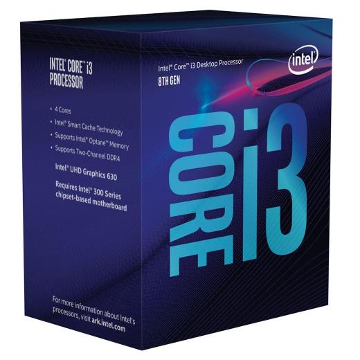 Intel İ3 8100 3.60Ghz 6M 1151P Intel İşlemci Kutulu Box(Oem Cpu P4 Core I3 8100)