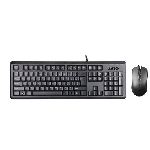 A4 Tech Kr-9276 Q Usb Fn Multimedya Klavye+Optik Kablolu Mouse Set(Kl Tech Kr-9276 Usb Q)