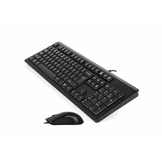 A4 Tech Kr-9276 Q Usb Fn Multimedya Klavye+Optik Kablolu Mouse Set(Kl Tech Kr-9276 Usb Q)