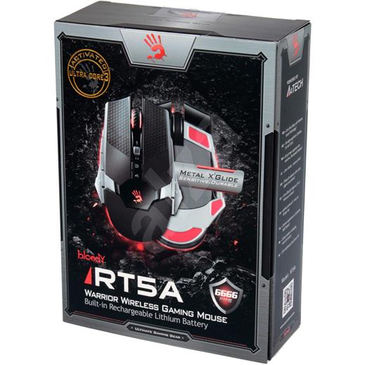 Bloody Rt5A Siyah Şarjlı Core3 Aktif Stell 4000 Cpı Mouse(Mou Bloody Rt5A)