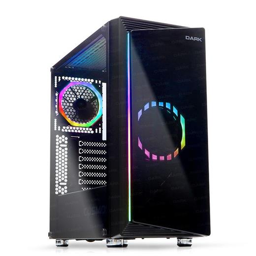 Dark Cosmos 500W 80+ 2X12Cm Dual Argb Fan Usb3.0 T-Glass Atx Oyuncu Kasa(O Atx Dark Dkchcosmos580)