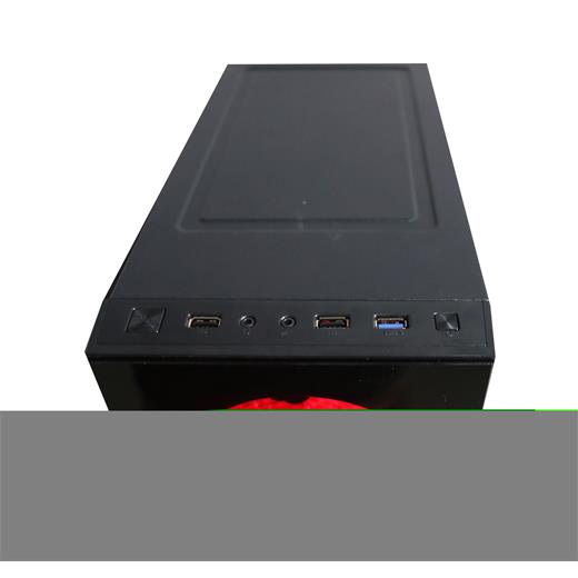Elba 5512 Gamer Cam Panel Kırmızı Led Fan Atx Gaming Oyuncu Kasası(O Atx Elba 5512)