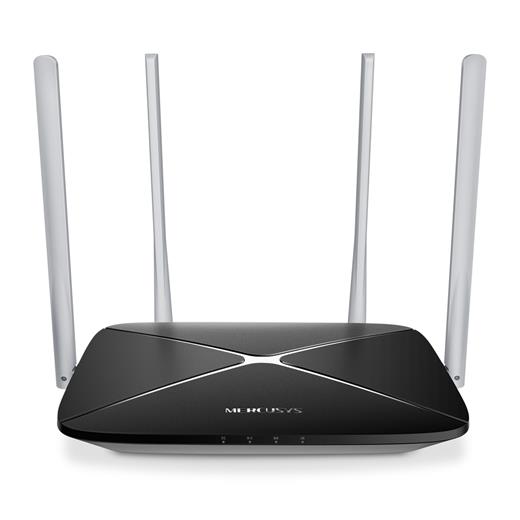 Tp-Link Mercusys Ac12 Dual Bant 4 Port Kablosuz Router Ac1200(Oem Ap Mercusys Ac12)